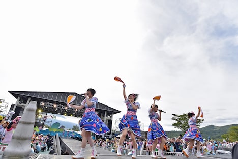 私立恵比寿中学「エビ中 夏のファミリー遠足 略してファミえん in 山中湖2018」2日目の様子。