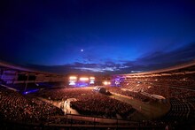 ELLEGARDEN「THE BOYS ARE BACK IN TOWN TOUR 2018」千葉・ZOZOマリンスタジアム公演の様子。（Photo by Tsukasa Miyoshi [Showcase]）