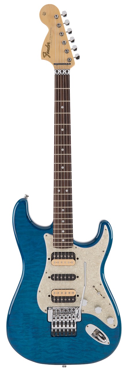 春畑道哉（TUBE）のシグネチャーモデル「MICHIYA HARUHATASTRATOCASTER」。