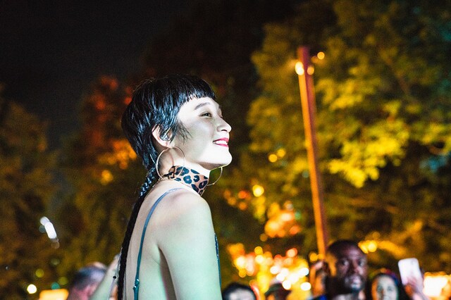 「Les Eurockeennes」出演時の水曜日のカンパネラ。（Photo by Mariko Kurose）