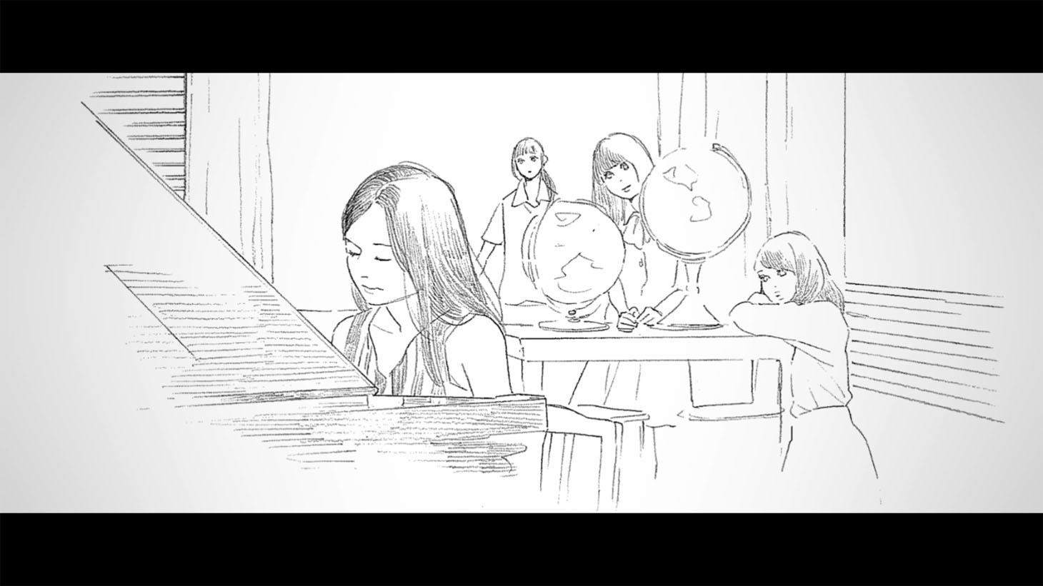 AKB48「センチメンタルトレイン」ミュージックビデオのワンシーン。(C)AKS/キングレコード