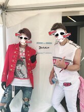 歌広場淳（Be-su）と樽美酒研二（Doramu）。