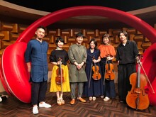 森山直太朗とスタジオライブメンバー。