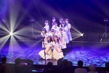 「22/7 3rdシングル『理解者』発売記念 VR生配信ライブイベント」の様子。(c)22/7PROJECT