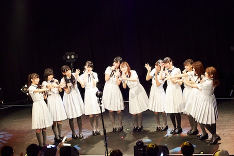 「22/7 3rdシングル『理解者』発売記念 VR生配信ライブイベント」の様子。(c)22/7PROJECT