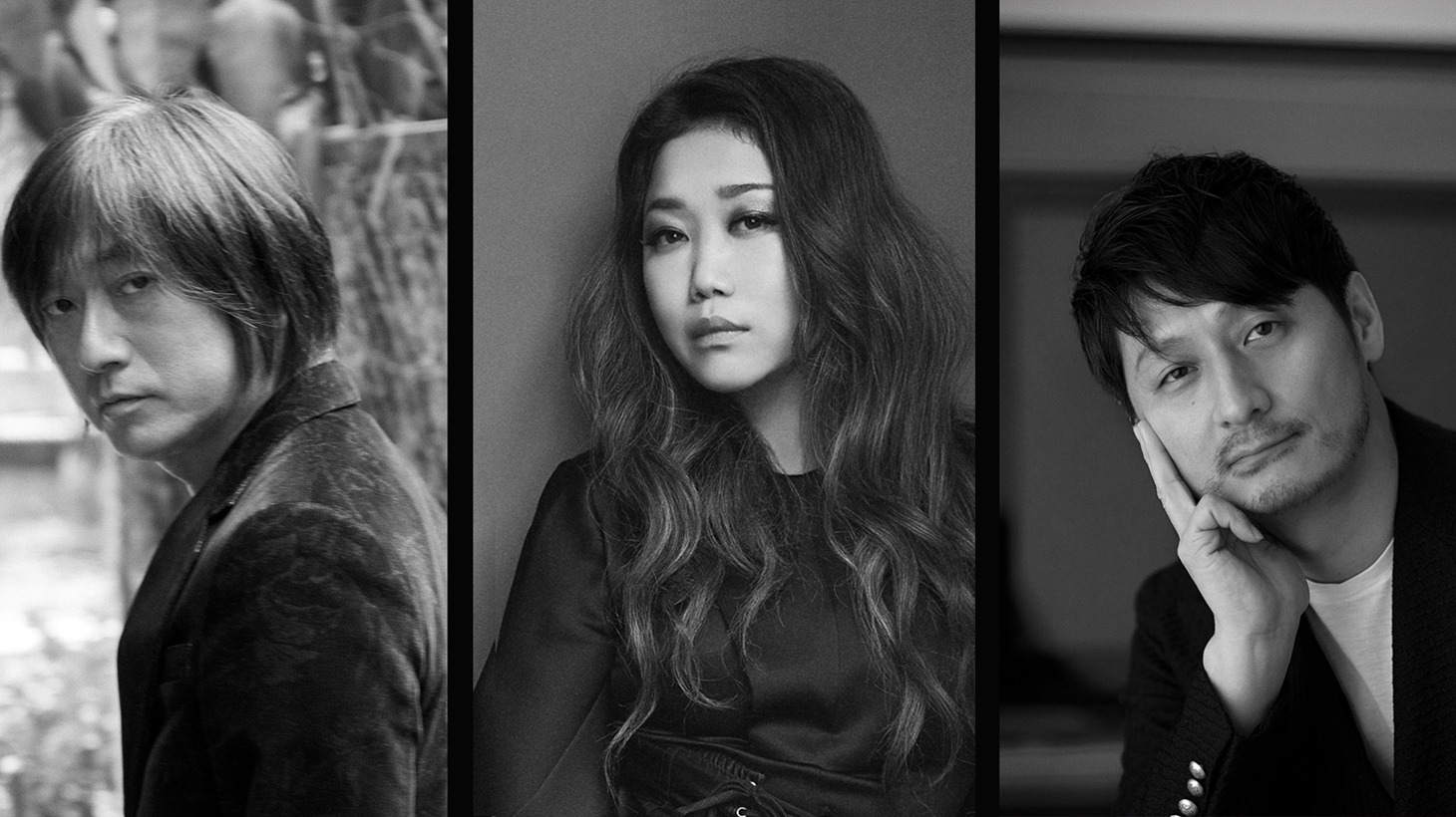 左から小林武史、JUJU、松尾潔。