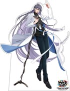 神宮寺寂雷の等身大パネル。