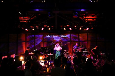 安藤裕子「ITALAN CHIBIBAND TOUR 2018」神奈川・MOTION BLUE YOKOHAMA公演の様子。(Photo by Aki Ishii)