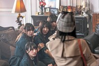 CM撮影中の様子。