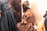 CM撮影中の様子。