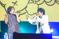 白井悠介と速水奨。（撮影：粂井健太）