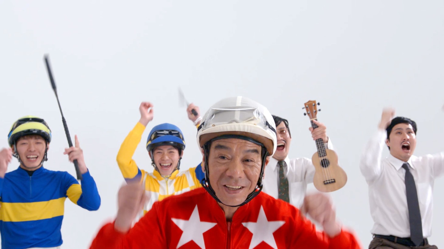 プロモーションムービー「的場文男の人生の勝算」のワンシーン。