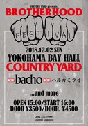 「COUNTRY YARD presents. BROTHERHOOD FESTIVAL」告知画像