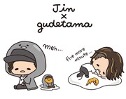 「赤西仁×ぐでたま」ビジュアル