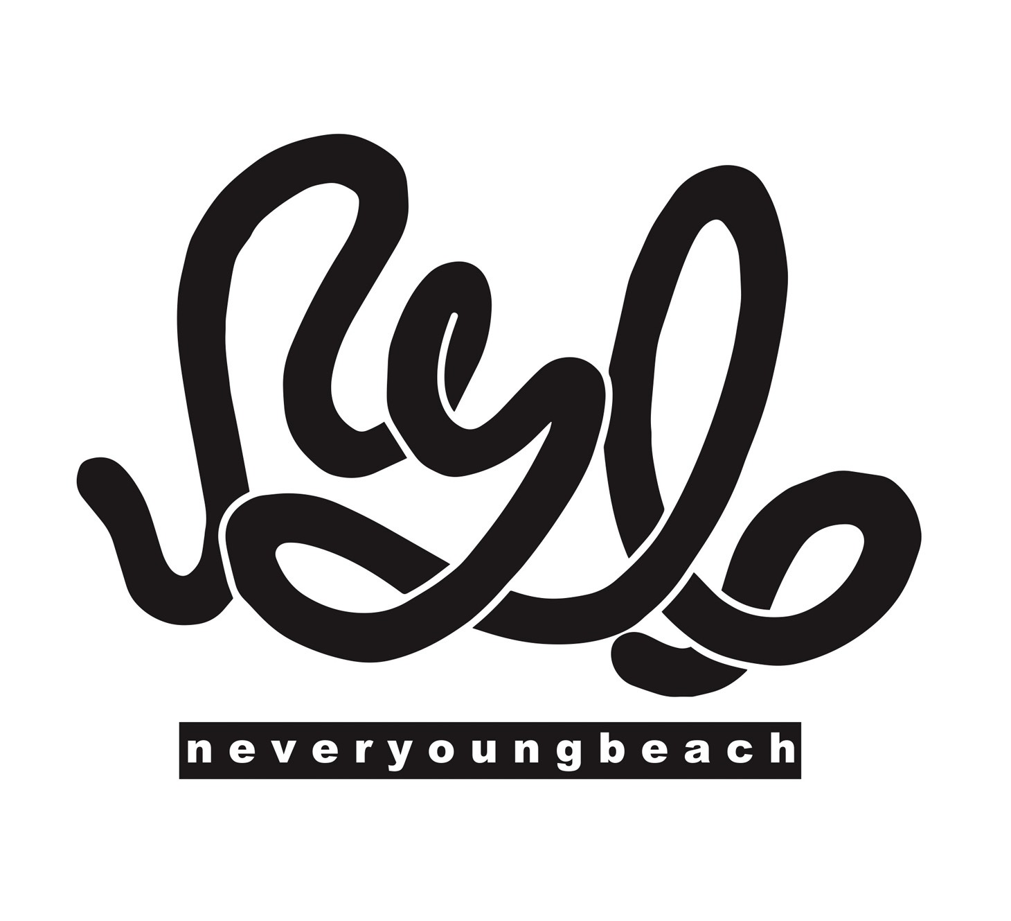 never young beachロゴ