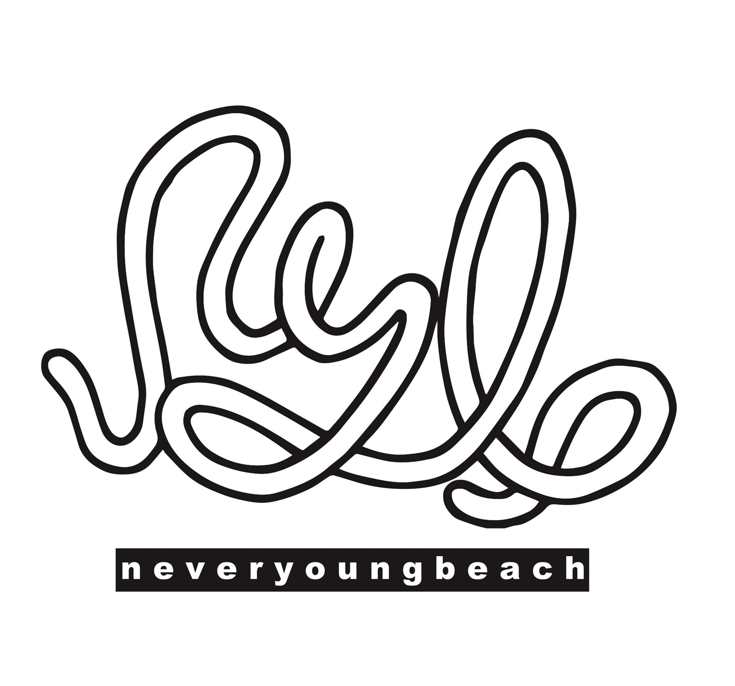 never young beachロゴ