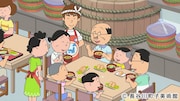 「サザエさん『「わが家のみそ汁紀行』」のワンシーン。
