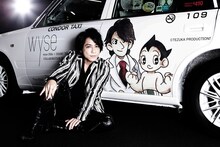 「wyse TAXI」と月森（Vo）。