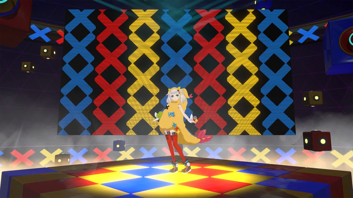 輝夜月のVRライブの様子。(c)Kaguya Luna/SACRA MUSIC 2018