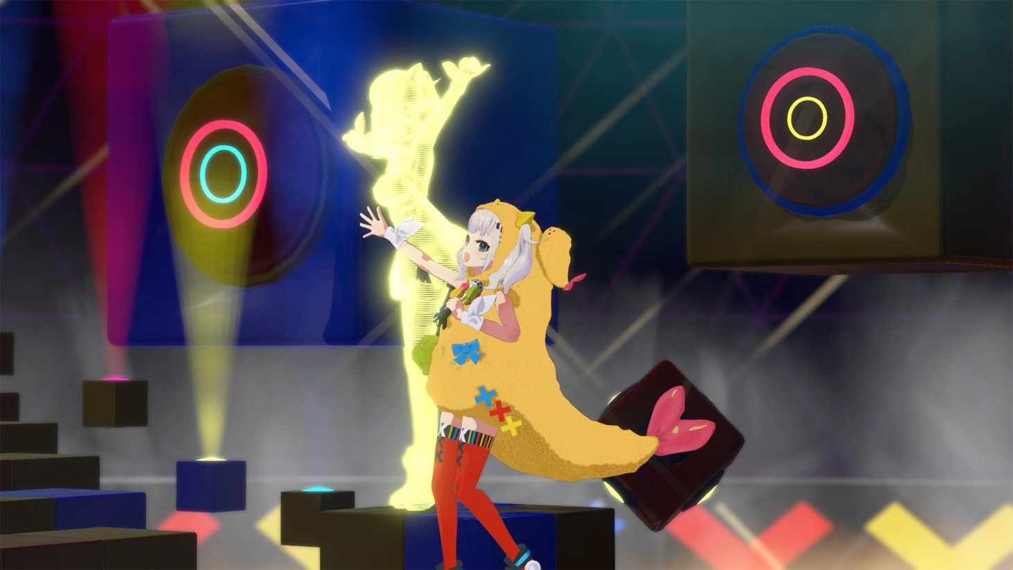 輝夜月のVRライブの様子。(c)Kaguya Luna/SACRA MUSIC 2018