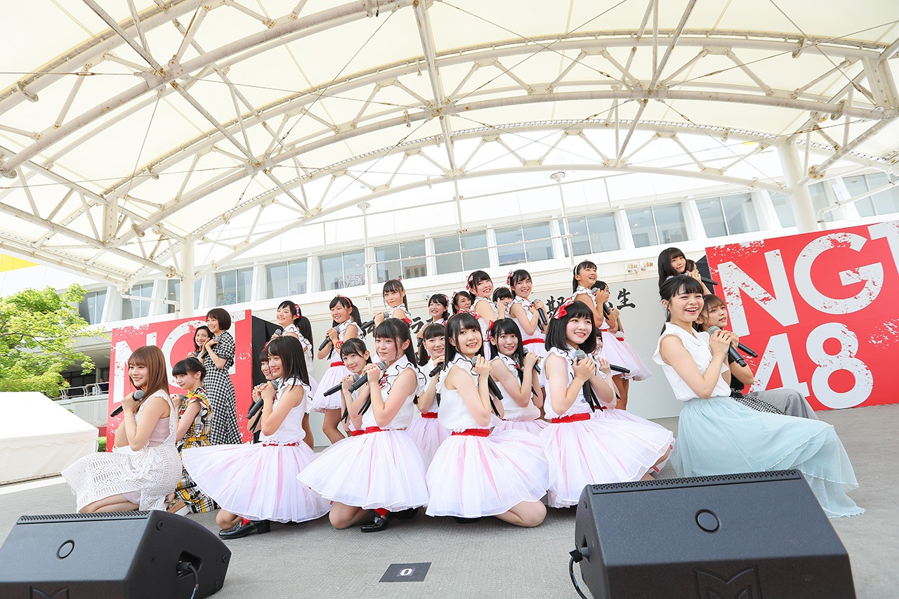「NGT48 研究生お披露目ライブ ～お待たせしました！私たちも新潟の女です！～」の様子。(c)AKS