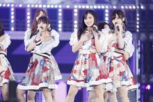 乃木坂46「真夏の全国ツアー2018」宮城・ひとめぼれスタジアム宮城公演の様子。（写真提供：ソニー・ミュージックレコーズ）