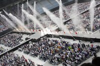 乃木坂46「真夏の全国ツアー2018」宮城・ひとめぼれスタジアム宮城公演の様子。（写真提供：ソニー・ミュージックレコーズ）