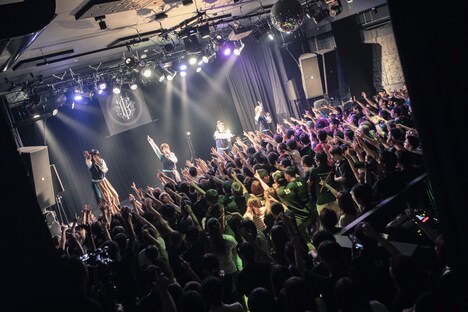 BiS1st「I Don't Know What Will Happen TOUR」岡山・YEBISU YA PRO公演の様子。（Photo by Sotobayashi Kenta）