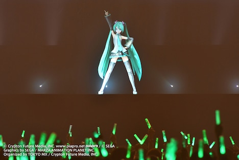 「初音ミク『マジカルミライ 2018』」東京公演の様子。