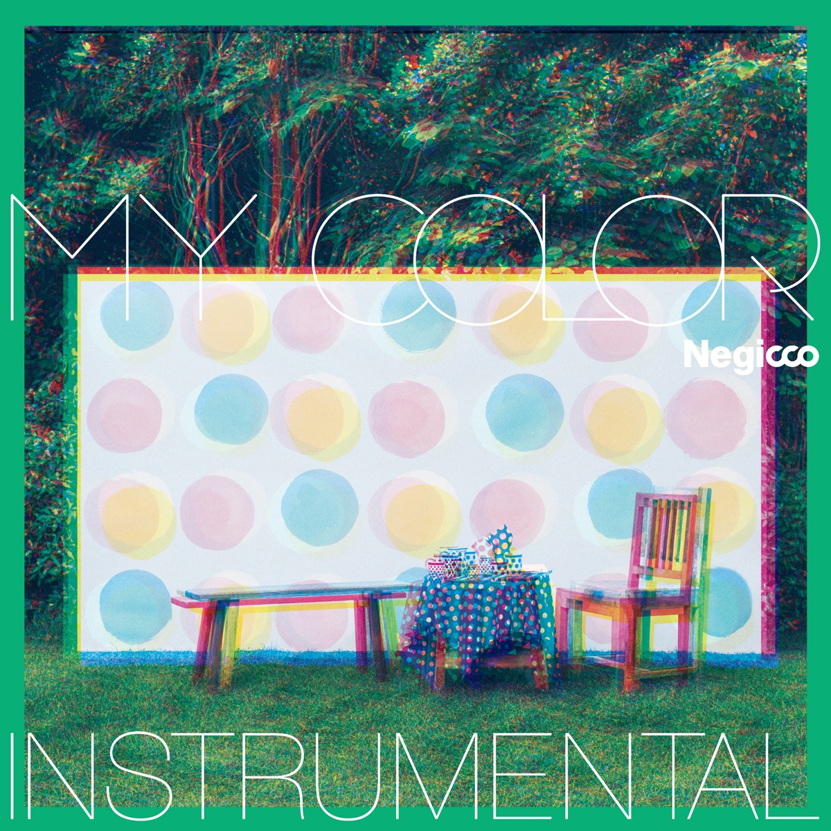 Negicco「MY COLOR」インスト盤ジャケット