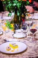 「EVENING WITH YOSHIKI 2018 IN TOKYO JAPAN 6DAYS 5TH YEAR ANNIVERSARY SPECIAL」の料理。