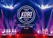 「こぶしファクトリー＆つばきファクトリー プレミアムライブ2018春 “KOBO”」DVD盤ジャケット