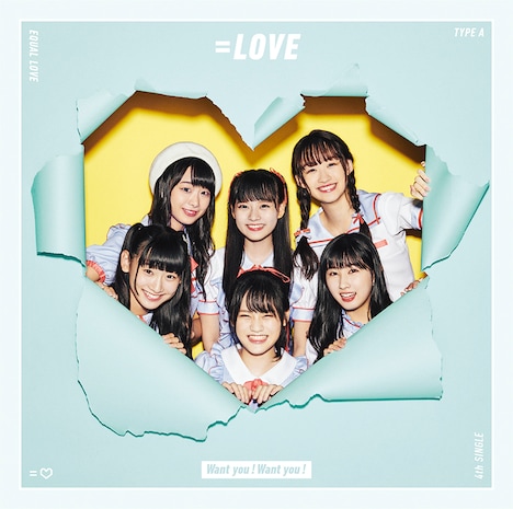 =LOVE「Want you! Want you!」初回限定盤 Type-Aジャケット