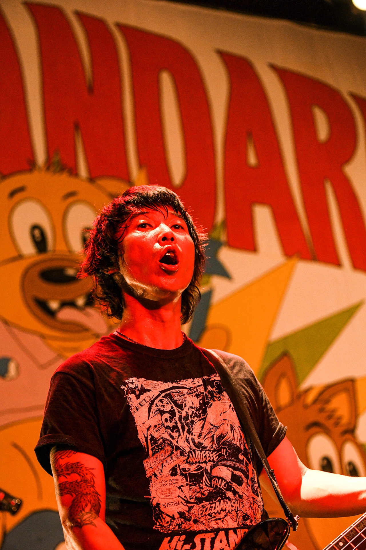 難波章浩（Vo, B / Hi-STANDARD）（Photo by Teppei Kishida）