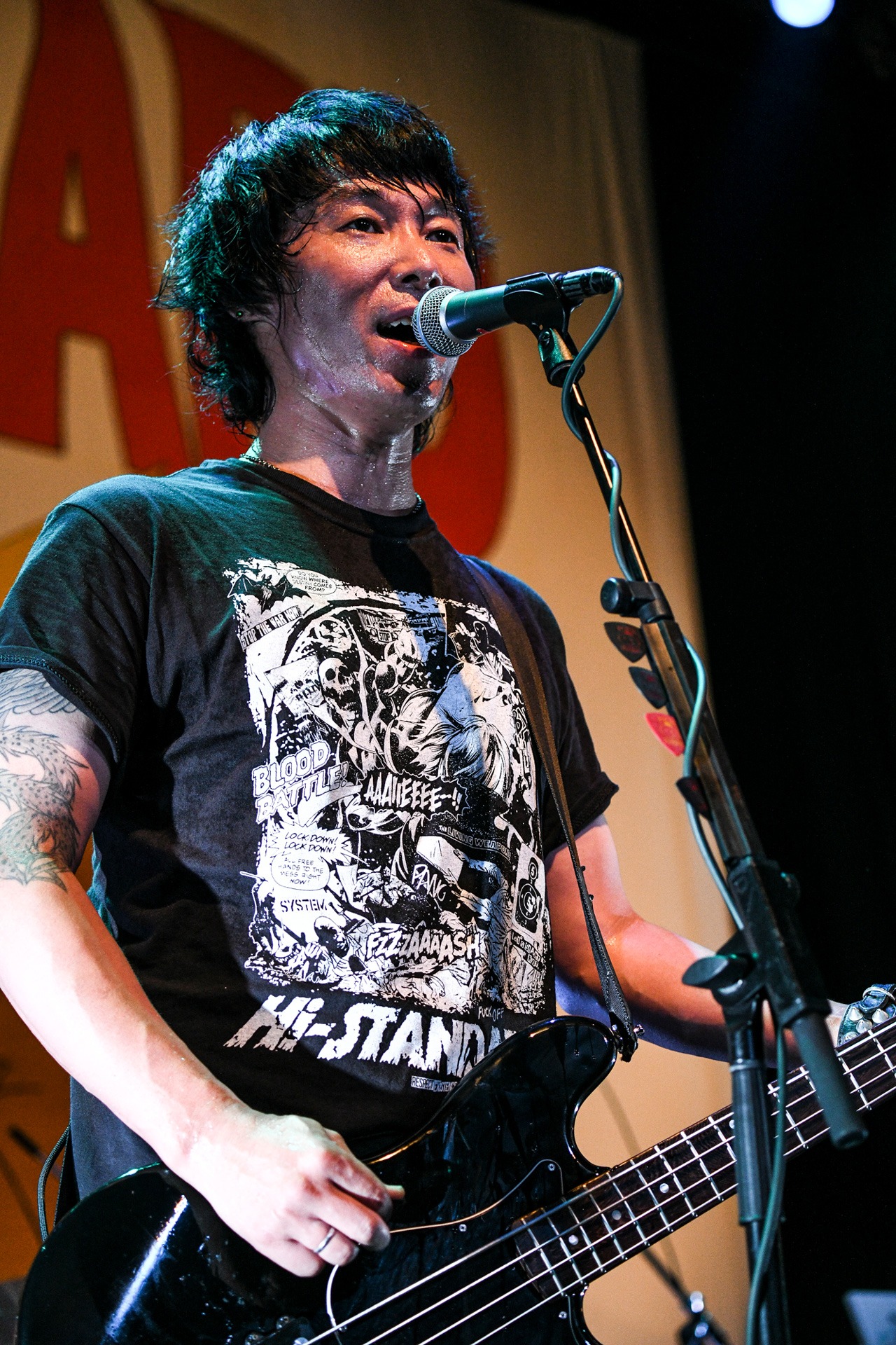 難波章浩（Vo, B / Hi-STANDARD）（Photo by Teppei Kishida）