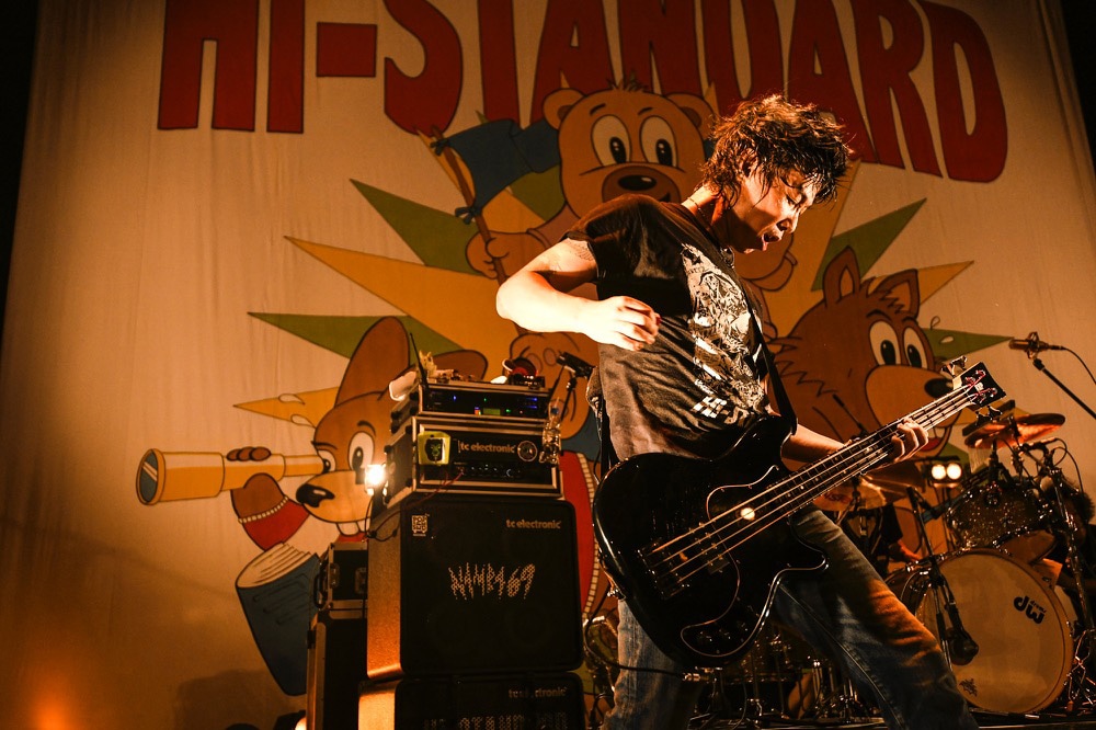 難波章浩（Vo, B / Hi-STANDARD）（Photo by Teppei Kishida）