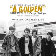 「ハルカミライ ワンマンライブ "A GOLDEN"」メインビジュアル