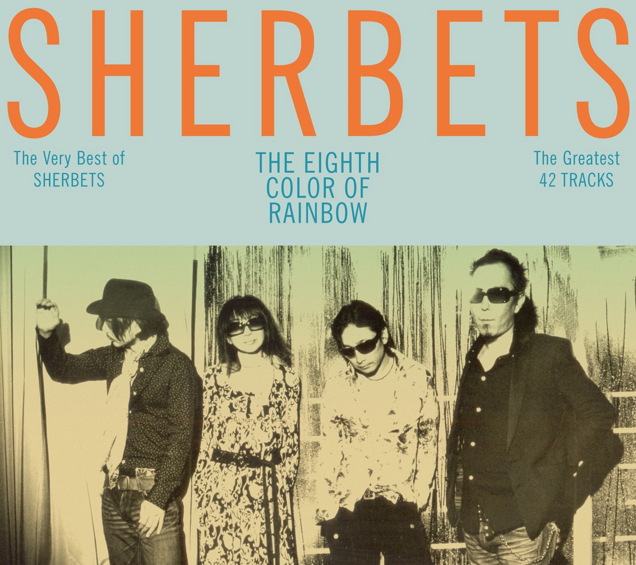 SHERBETS「The Very Best of SHERBETS『8色目の虹』」初回限定盤ジャケット
