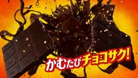 「ロッテ クランキー名探偵ねるの事件簿～怪盗クランキーからの挑戦状～中級問題篇」のワンシーン。