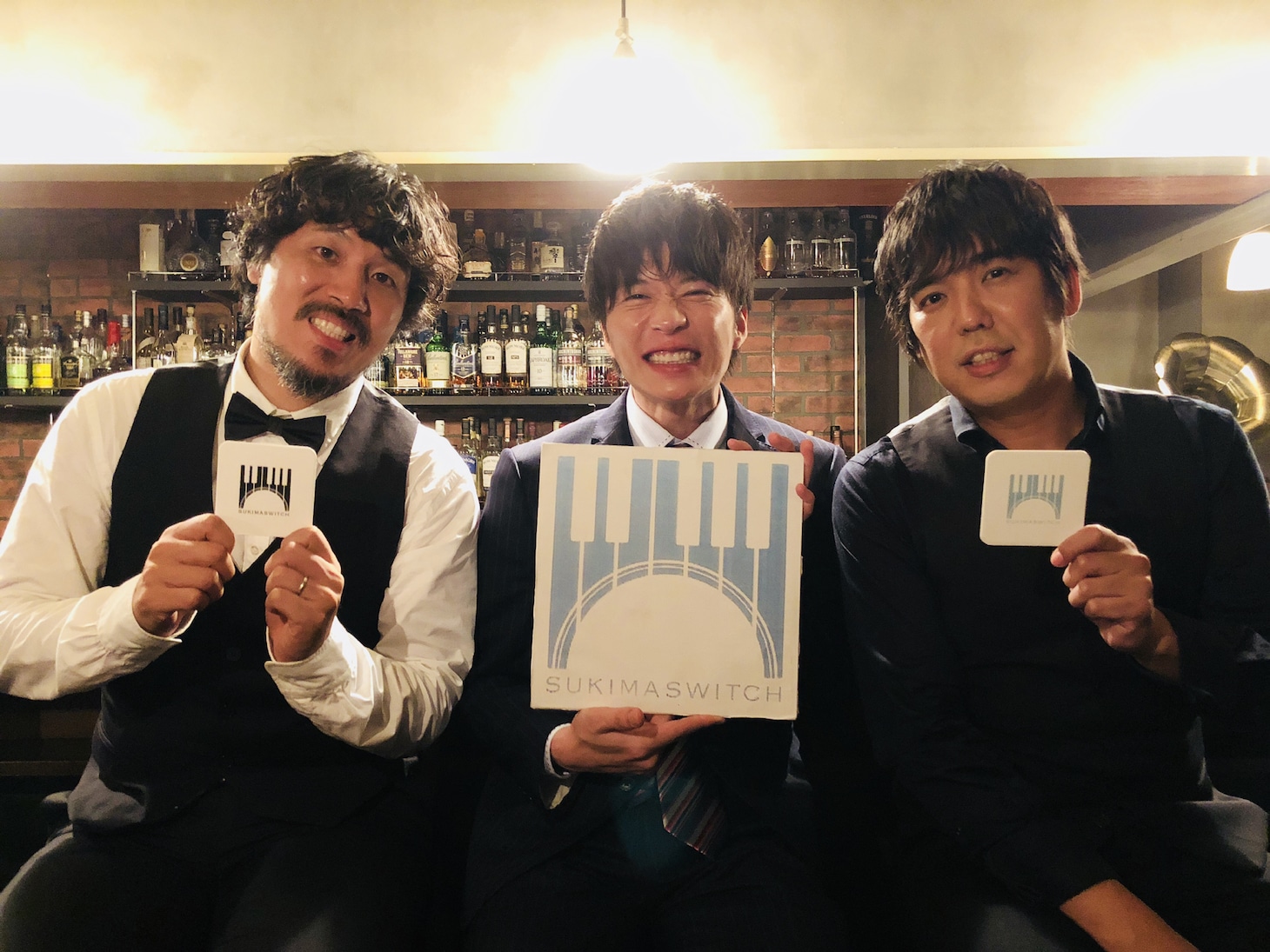左から常田真太郎、田中圭、大橋卓弥。