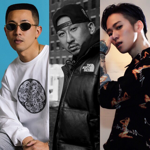 左からSOCKS、DJ RYOW、VILLSHANA。