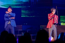 左から緒方龍一、千葉涼平。（撮影：福岡諒祠）