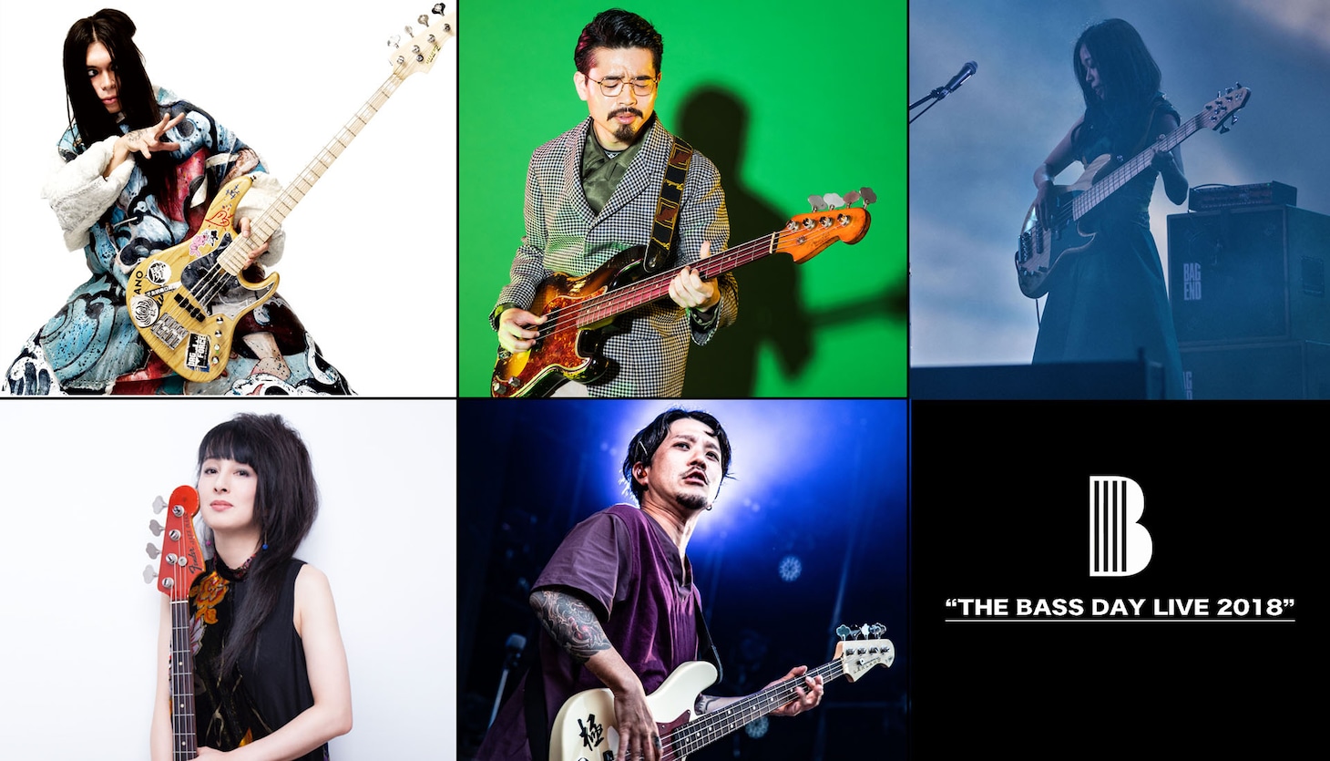 「THE BASS DAY LIVE 2018」出演者