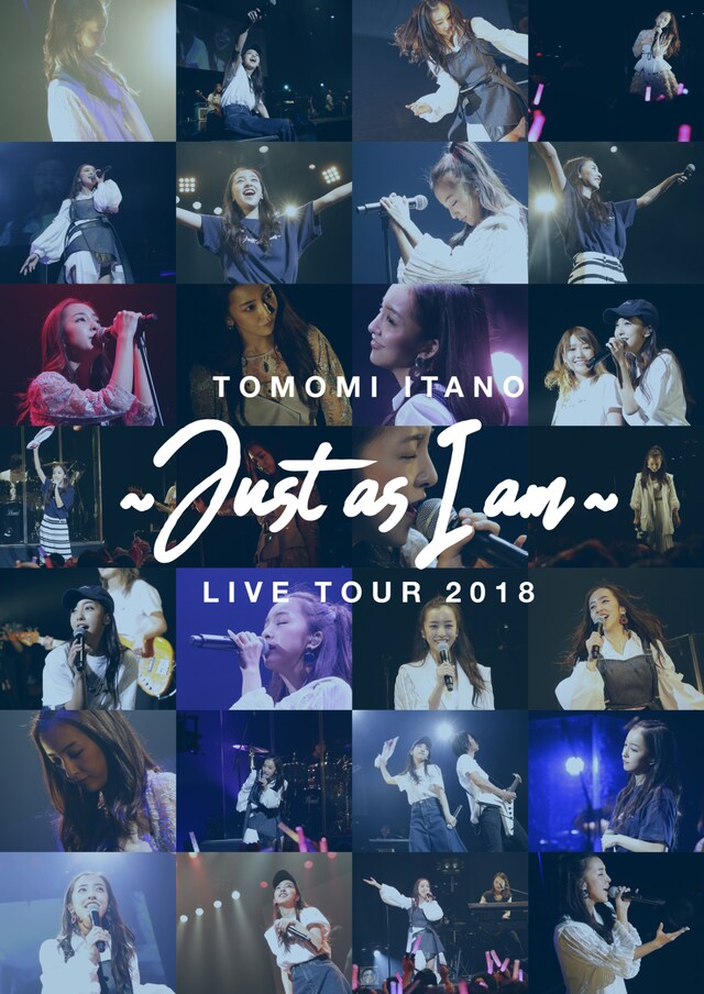 板野友美「板野友美 LIVE TOUR 2018 ～Just as I am～」ジャケット