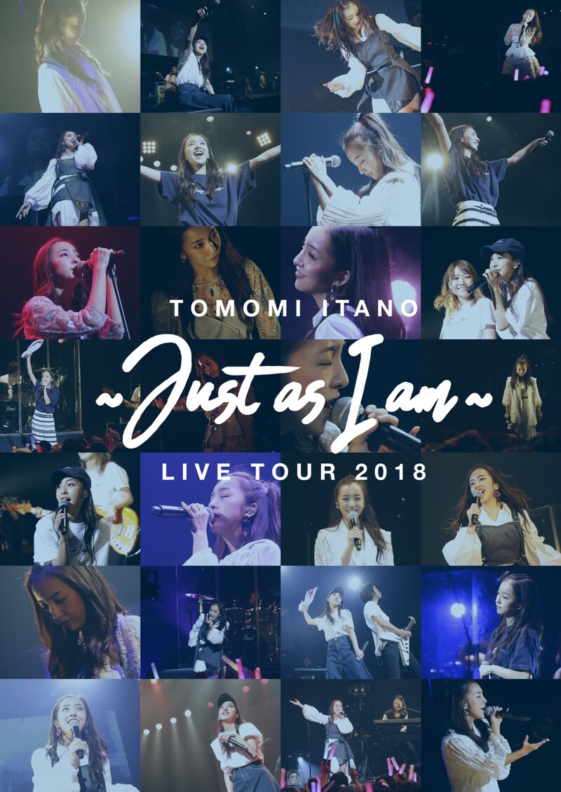板野友美「板野友美 LIVE TOUR 2018 ～Just as I am～」ジャケット