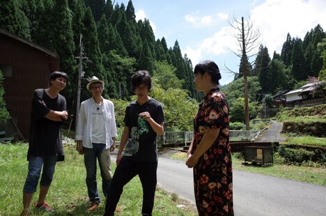 「くるり『ソングライン』SPECIAL」収録現場の様子。