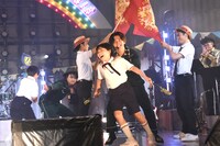 EBiDAN KiDSのメンバーと一緒に走る矢部昌暉。