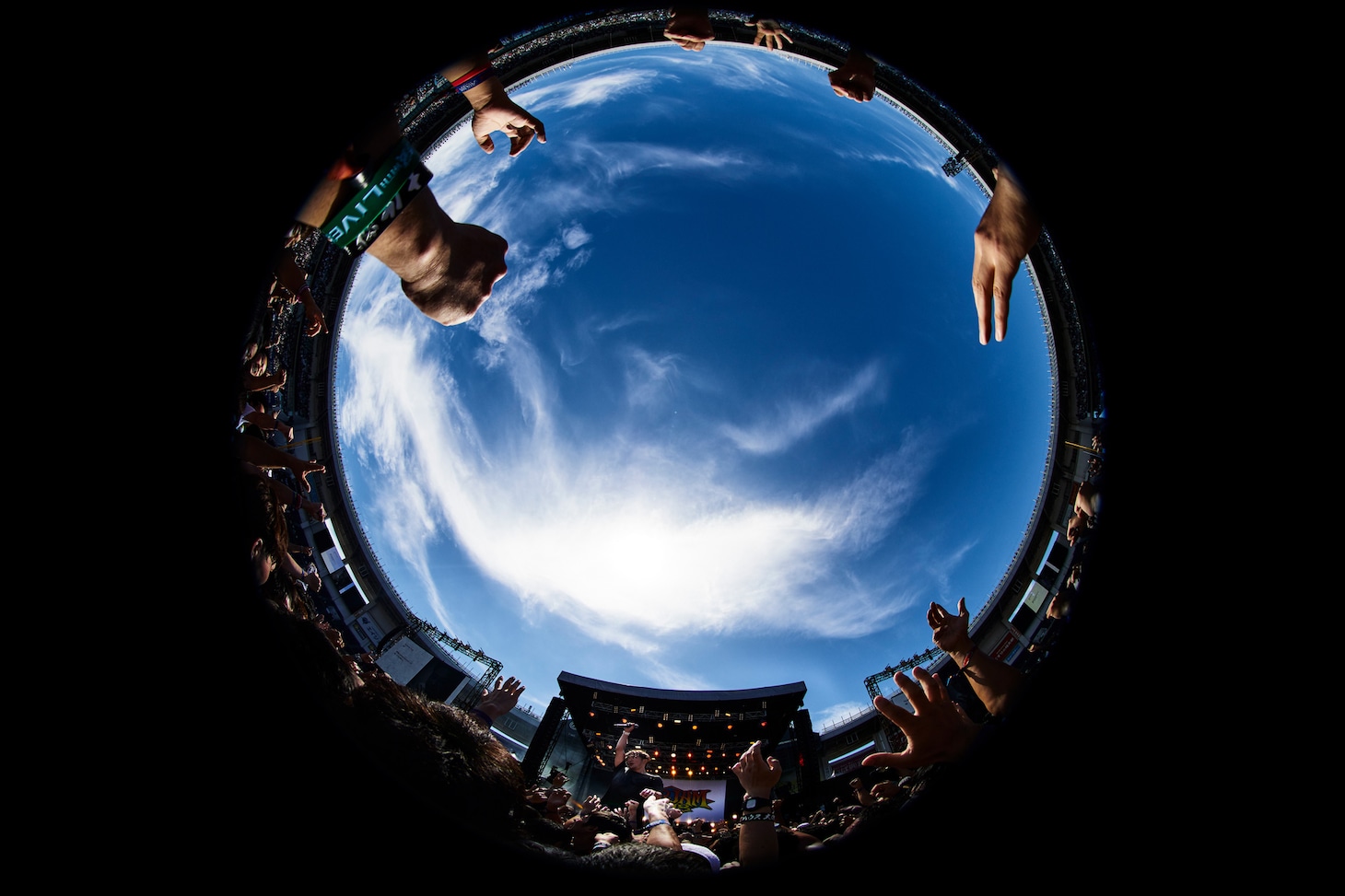 「AIR JAM 2018」でのBRAHMANのアクトの様子。（Photo by Tsukasa Miyoshi）