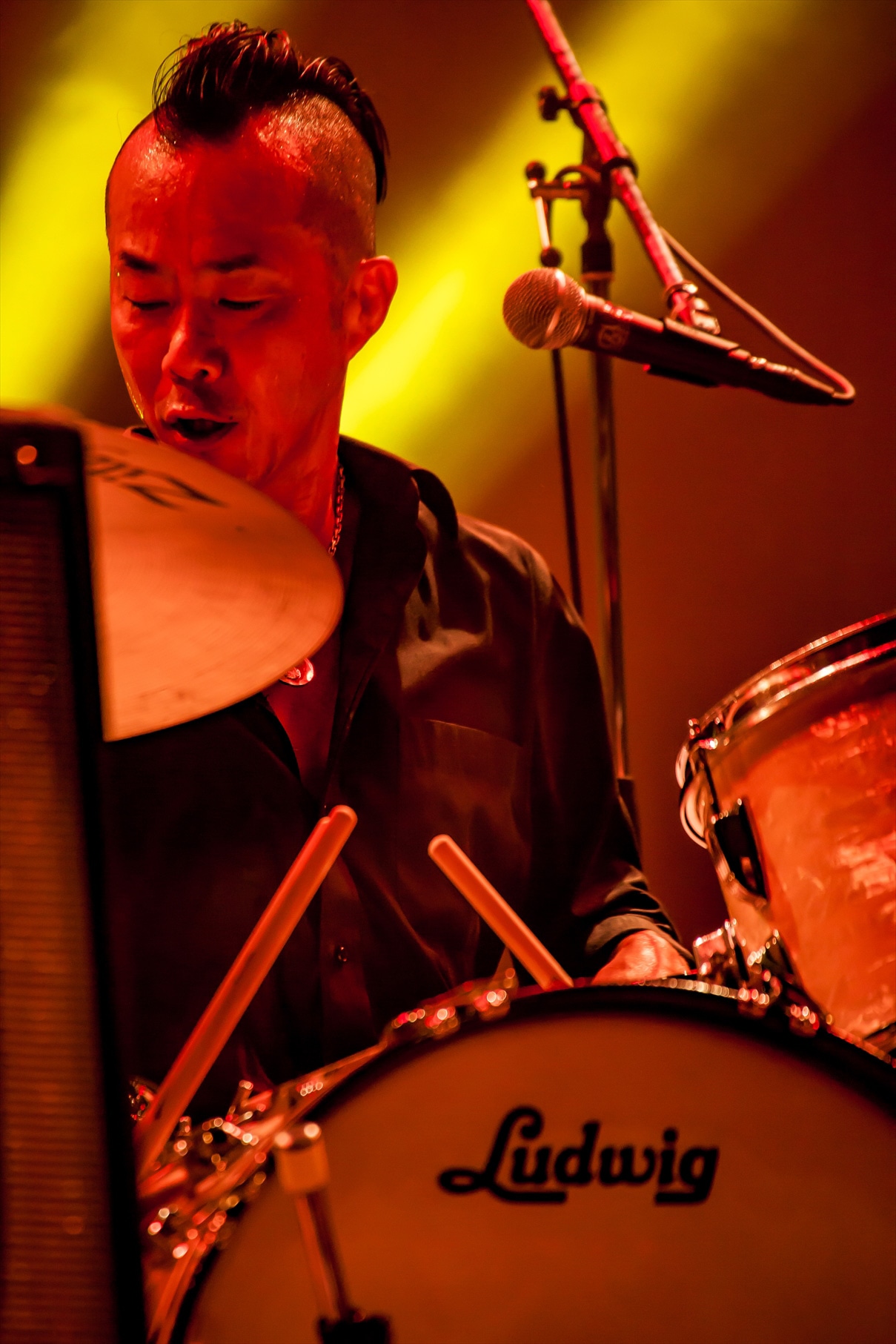 クハラカズユキ（Dr / The Birthday）（Photo by TAKASHI KONUMA）