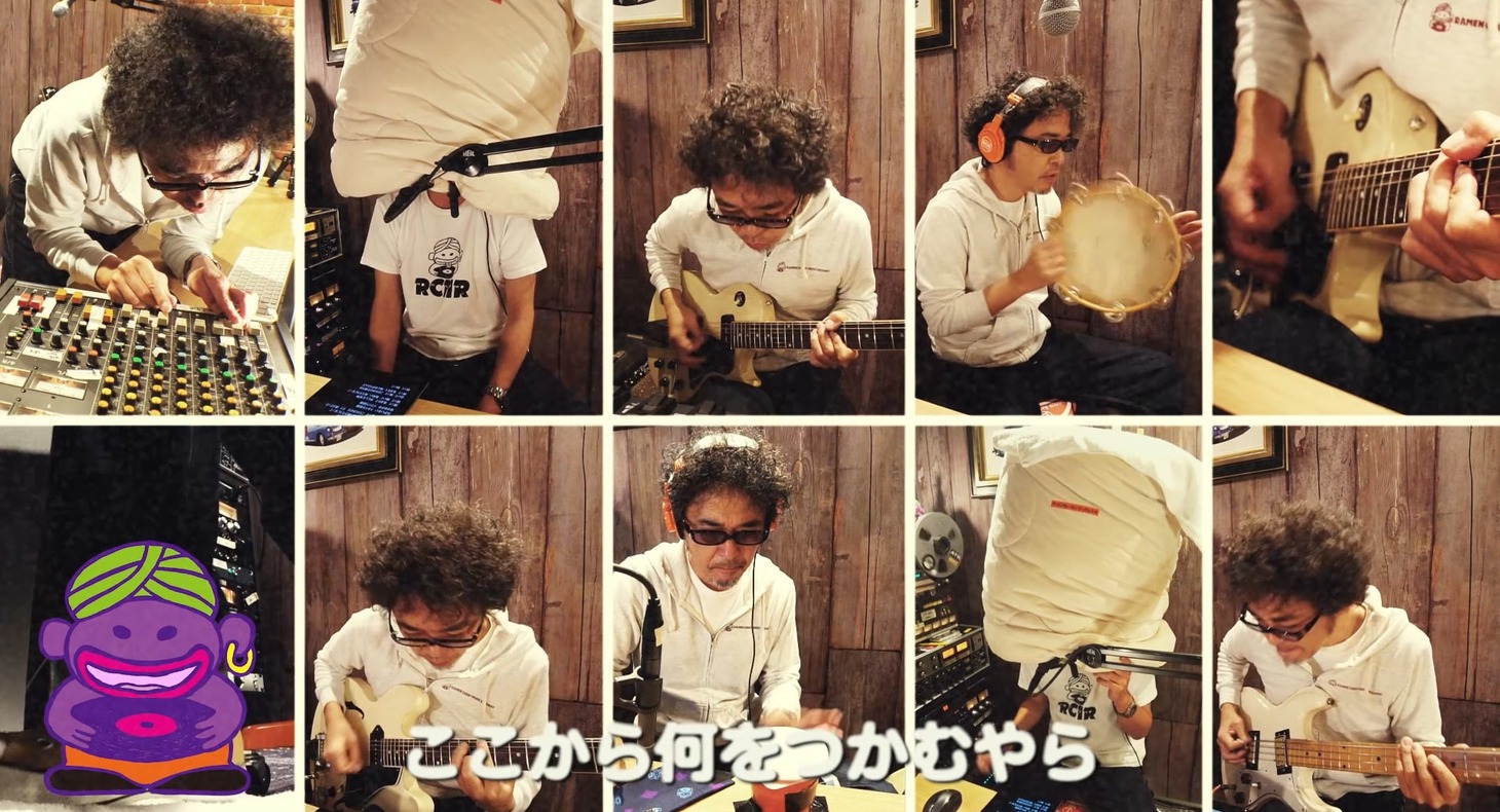 奥田民生「BEAT」ミュージックビデオのワンシーン。